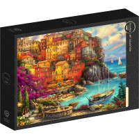 GRAFIKA Puzzle Krásny deň v Cinque Terre 1000 dielikov