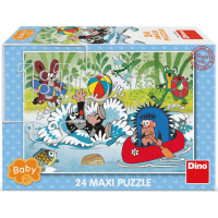 DINO Puzzle Krtko vo vode MAXI 24 dielikov