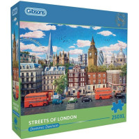 GIBSONS Puzzle Londýnske ulice XL 250 dielikov