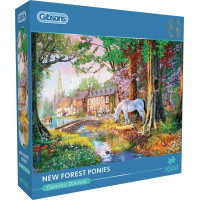 GIBSONS Puzzle Poníky z Nového lesa 1000 dielikov