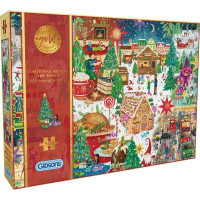 GIBSONS Puzzle Special Gold Edition: Vianoce po celom svete 500 dielikov