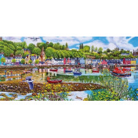 GIBSONS Panoramatické puzzle Odliv a príliv v Tobermory 636 dielikov