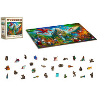 WOODEN CITY Drevené puzzle Fantasy zámok 1010 dielikov