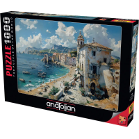 ANATOLIAN Puzzle Dedina pri mori 1000 dielikov