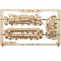 UGEARS 3D puzzle Parný Express 2,5D 79 dielikov