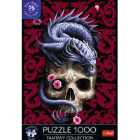 TREFL Puzzle Premium Plus Fantasy Collection: Orientálny drak 1000 dielikov