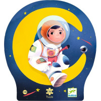 DJECO Puzzle Astronaut na mesiaci 36 dielikov