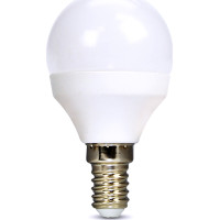 Solight LED žiarovka, miniglobe, 6W, E14, 3000K, 510lm, biele prevedenie