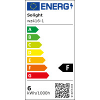 Solight LED žiarovka, miniglobe, 6W, E14, 3000K, 510lm, biele prevedenie