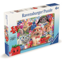 RAVENSBURGER Puzzle Zajačikovia a lesné ovocie 35 dielikov