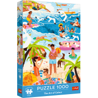 TREFL Puzzle Premium Plus Art of Colour: V horúcom lete 1000 dielikov