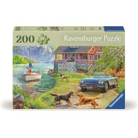 RAVENSBURGER Puzzle Leto pri jazere 200 dielikov