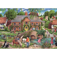 RAVENSBURGER Puzzle Život na dedine 1000 dielikov