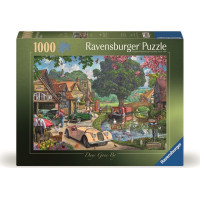 RAVENSBURGER Puzzle Nostalgická scéna 1000 dielikov