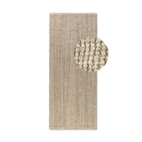 Behúň Bouclé Jute 105973 Ivory White