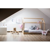 Detská posteľ z masívu DOMČEK - TYP A 200x140 cm