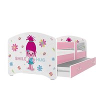 Detská posteľ LUCY so zásuvkou - 180x90 cm - SMILE HUG
