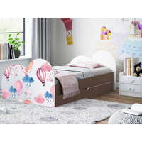 Detská posteľ BALÓNY 160x80 cm, so zásuvkou - (11 farieb) + matrace ZADARMO