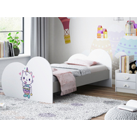 Detská posteľ KITTY Jednorožec 190x90 cm (11 farieb) + matrace ZADARMO