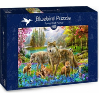 BLUEBIRD Puzzle Vlčia svorka na jar 1500 dielikov