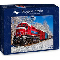 BLUEBIRD Puzzle Vlak v zime 1500 dielikov