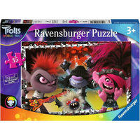 RAVENSBURGER Puzzle Trollovia: Svetové turné 35 dielikov