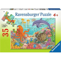 RAVENSBURGER Puzzle Priatelia z oceánu 35 dielikov