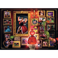 RAVENSBURGER Puzzle Disney Villainous: Srdcová kráľovná 1000 dielikov