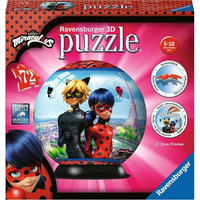 RAVENSBURGER Puzzleball Kúzelná Lienka a Čierny kocúr 72 dielikov