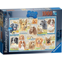 RAVENSBURGER Puzzle Poslušné psy 1000 dielikov