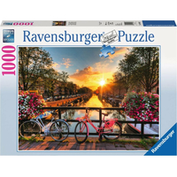 RAVENSBURGER Puzzle Kolesá v Amsterdame, Holandsko 1000 dielikov