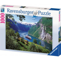 RAVENSBURGER Puzzle Nórsky fjord 1000 dielikov