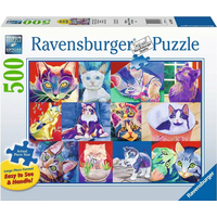 RAVENSBURGER Puzzle Ahoj mačiatka XXL 500 dielikov