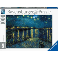 RAVENSBURGER Puzzle Art Collection: Hviezdna noc nad Rhônou 1000 dielikov