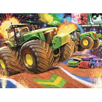 RAVENSBURGER Puzzle John Deer: Veľké kolesá XXL 100 dielikov