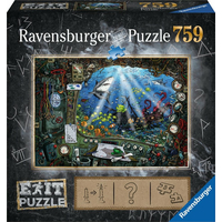 RAVENSBURGER Únikové EXIT puzzle V ponorke 759 dielikov