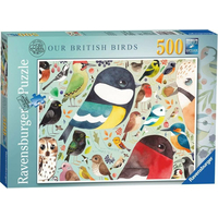 RAVENSBURGER Puzzle Britskí vtáci 500 dielikov