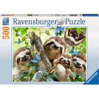 RAVENSBURGER Puzzle Leňochodie selfie 500 dielikov