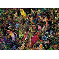 RAVENSBURGER Puzzle Vtáky v umení 1000 dielikov