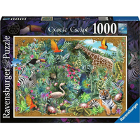 RAVENSBURGER Puzzle Útek do exotiky 1000 dielikov