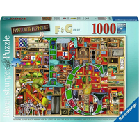 RAVENSBURGER Puzzle Úžasná abeceda - písmeno F a G 1000 dielikov