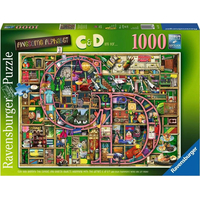 RAVENSBURGER Puzzle Úžasná abeceda - písmeno C a D 1000 dielikov