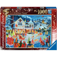 RAVENSBURGER Puzzle Vianočný dom 1000 dielikov