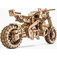 UGEARS 3D puzzle Motorka so sajdkárou 380 dielikov