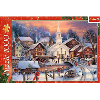 TREFL Puzzle Biele Vianoce 1000 dielikov