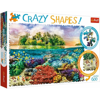 TREFL Crazy Shapes puzzle Tropický ostrov 600 dielikov