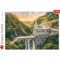 TREFL Puzzle Svätyne Las Lajas, Kolumbia 1000 dielikov