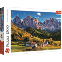 TREFL Puzzle Údolie Val di Funes, Dolomity 1500 dielikov