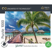 TREFL Puzzle UFT Wanderlust: Paradajková pláž na Bora-Bora 1000 dielikov