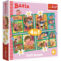 TREFL Puzzle Basia 4v1 (35,48,54,70 dielikov)